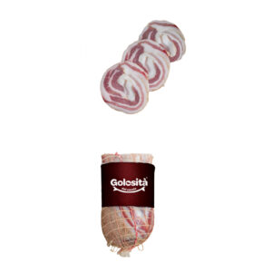 Pancetta arrotolata dolce metà